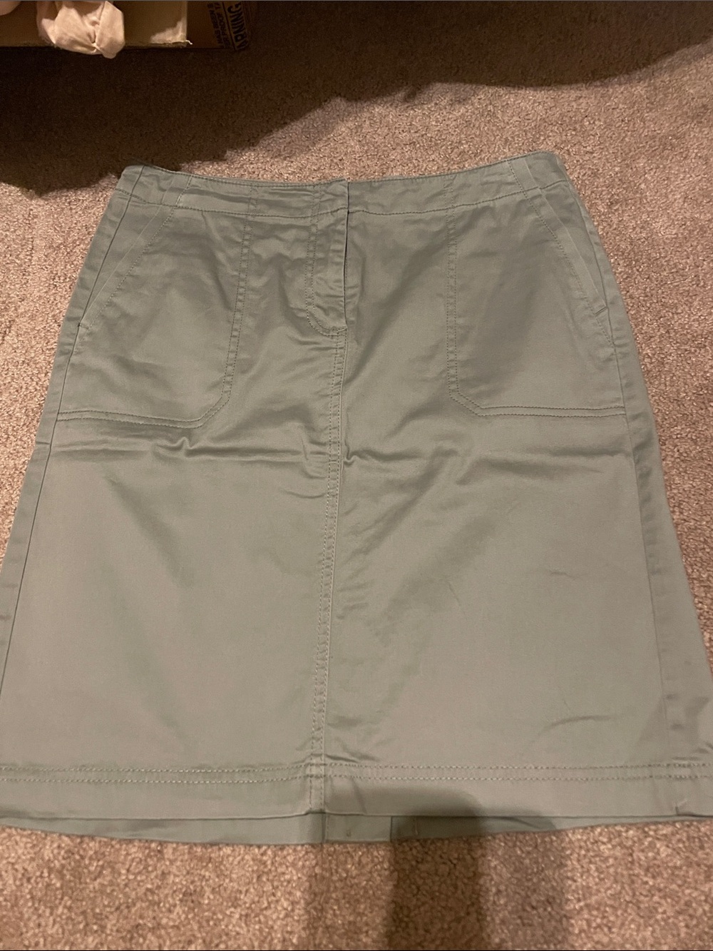 J. Jill Sage Green Pencil Skirt